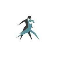 internacional danza día icono, sencillo icono danza con elegancia concepto vector