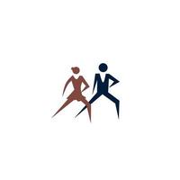 international dance day icon, simple icon dance with elegance concept vector