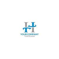 H Trading Logo Design Vector