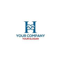 H infinity Real Estate Logo Design Vector