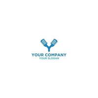 Y Podcast Logo Design Vector