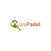 W Padel Logo Design Vector