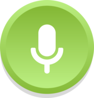 Microphone set. For website and mobile apps png
