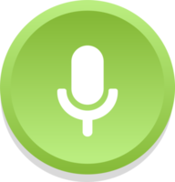 Microphone set. For website and mobile apps png