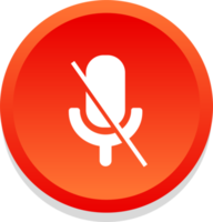 Microphone set. For website and mobile apps png