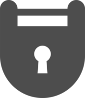 trava e destravar ícone isolado ilustração Projeto. segurança símbolo para local na rede Internet projeto, logotipo, aplicativo. png