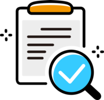 line of search document icon. illustration of apps and websites and ui ux. png