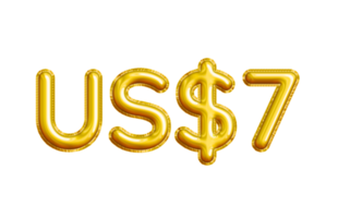 USD or United States Dollar 3D Gold Balloon. You can use this asset for your content like as USD Currency, Flyer Marketing, Banner, Promotion, Advertising, Discount Card, Pamphlet and anymore. png