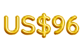 USD or United States Dollar 3D Gold Balloon. You can use this asset for your content like as USD Currency, Flyer Marketing, Banner, Promotion, Advertising, Discount Card, Pamphlet and anymore. png