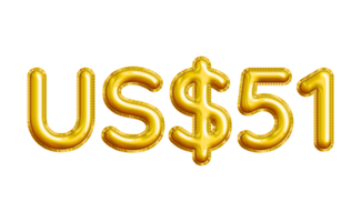 USD or United States Dollar 3D Gold Balloon. You can use this asset for your content like as USD Currency, Flyer Marketing, Banner, Promotion, Advertising, Discount Card, Pamphlet and anymore. png