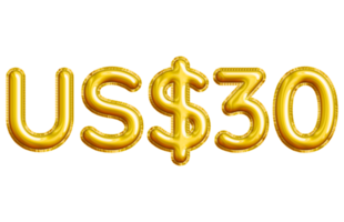 USD or United States Dollar 3D Gold Balloon. You can use this asset for your content like as USD Currency, Flyer Marketing, Banner, Promotion, Advertising, Discount Card, Pamphlet and anymore. png