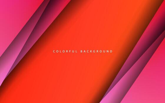 Papercut overlap layer banner background vector