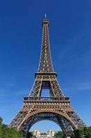 view on Eiffel tower in Paris, France photo