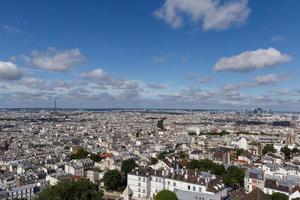 sight of Paris from the Basilica of the Sacred Heart of Paris photo