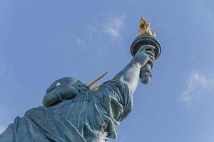 back side of Statue of Liberty in Paris photo