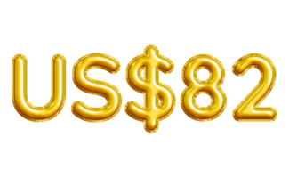 USD or United States Dollar 3D Gold Balloon. You can use this asset for your content like as USD Currency, Flyer Marketing, Banner, Promotion, Advertising, Discount Card, Pamphlet and anymore. png