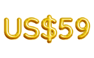 USD or United States Dollar 3D Gold Balloon. You can use this asset for your content like as USD Currency, Flyer Marketing, Banner, Promotion, Advertising, Discount Card, Pamphlet and anymore. png