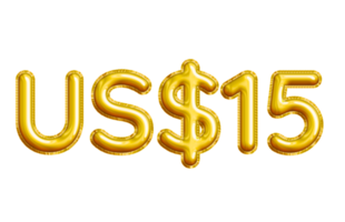 USD or United States Dollar 3D Gold Balloon. You can use this asset for your content like as USD Currency, Flyer Marketing, Banner, Promotion, Advertising, Discount Card, Pamphlet and anymore. png