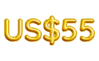 USD or United States Dollar 3D Gold Balloon. You can use this asset for your content like as USD Currency, Flyer Marketing, Banner, Promotion, Advertising, Discount Card, Pamphlet and anymore. png