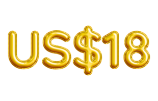 USD or United States Dollar 3D Gold Balloon. You can use this asset for your content like as USD Currency, Flyer Marketing, Banner, Promotion, Advertising, Discount Card, Pamphlet and anymore. png