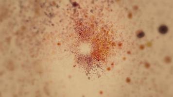 Abstract particles motion background. Loopable and full hd. video