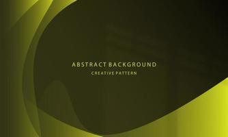 abstract background geometric gradient transparent wave style pastel yellow color dark elegant simple eps 10 vector