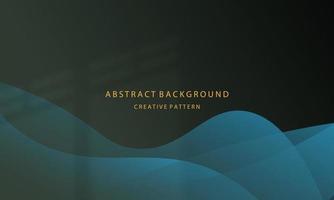 Abstract geometric gradient background splash waves elegant simple blue color eps 10 vector