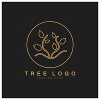 Abstract tree logo for forest and park nature.with a combination of .vector line elements for business designs, agriculture, ecological concepts, greenery and natural beauty. vector