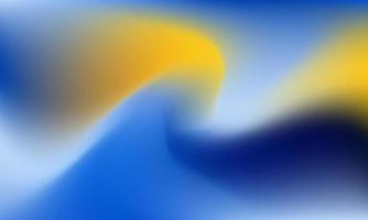 Abstract blurred gradient mesh background vector. Modern smooth design template with soft blue, yellow, black colors blend. vector