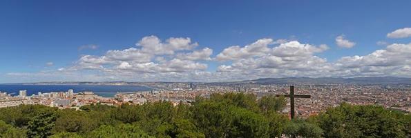 panorámico ver en marsella, Francia foto