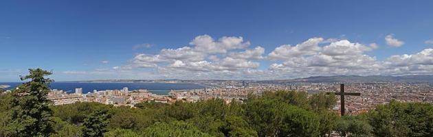 panoramic sight of Marseille, France photo