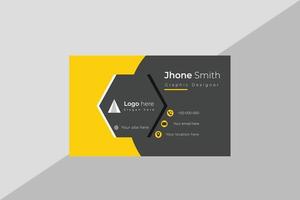 Business Card Template vector