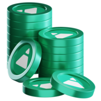 Bitcoin Cash BCH coin stacks cryptocurrency. 3D render illustration  21627699 PNG