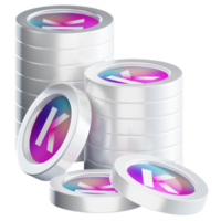 Bitcoin Cash BCH coin stacks cryptocurrency. 3D render illustration  21627699 PNG