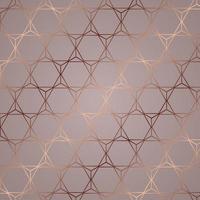 Abstract pattern background in rose gold colours vector