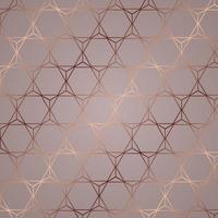 Abstract pattern background in rose gold colours vector