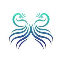 awesome peacock logo design vector ready to use,abstract and religion peacock logo design.