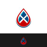 illustration vector graphic of drop water logo and icon good for liquid , plumbing, oil, water icon.