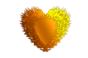 modelo símbolo de corazón y amor icono png