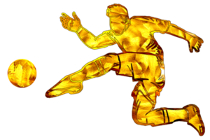 football player kicking a ball icon png