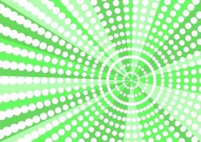 Pop art green background light retro vector illustration