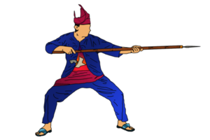 icono de marcial Arte llamada silat png