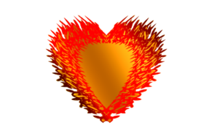 modelo símbolo de corazón y amor icono png