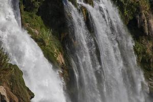 view on Duden waterfalls in Antalya photo