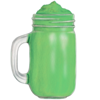 aguarela mão desenhado milkshake png