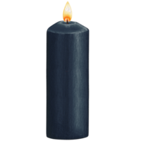 watercolor hand drawn candles png