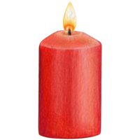 watercolor hand drawn candles png