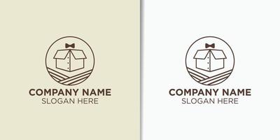 package courier logo design vector, business logo template vector