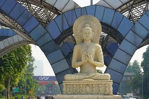 lovely statue of gautam buddha photo