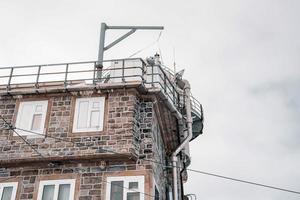 Sphinx Observatory building at the top of Jungfraujoch in Grindelwald, Switzerland. Top of Europe. photo